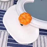 Small Pumpkin Barrettes