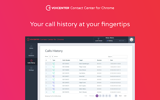 Voicenter Contact Center Extension