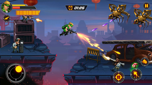 Screenshot Metal Gun Soldiers Shooting