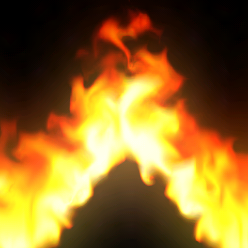 Magic Flames fire simulation sandbox  wallpaper
