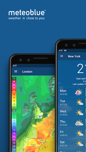 Screenshot meteoblue weather & maps