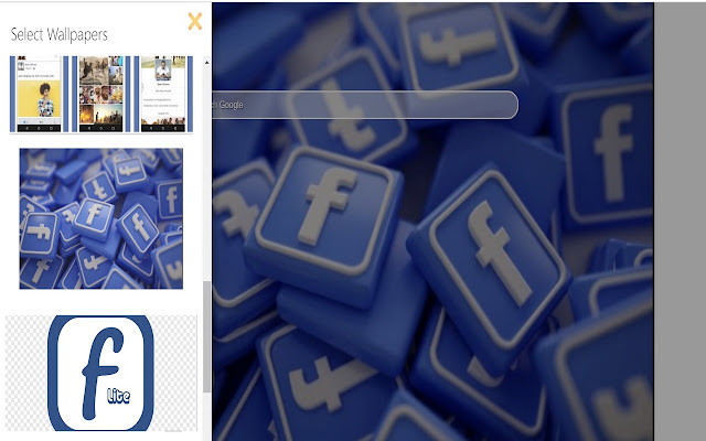 Facebook lite for pc - New Tab Background