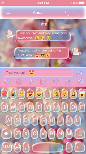 Dewdrop Emoji Keyboard Theme