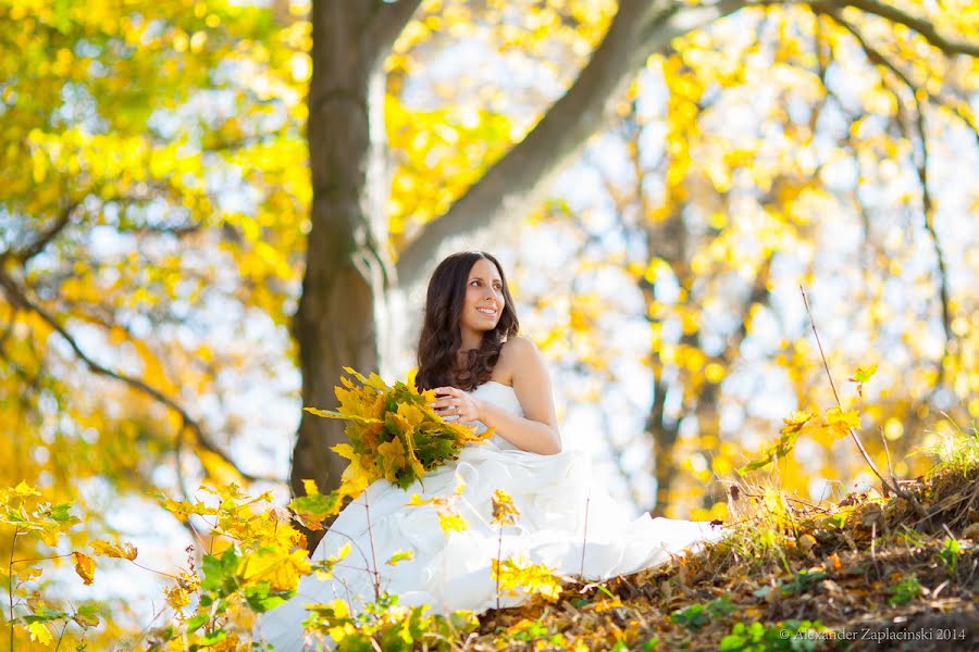 Wedding photographer Aleksandr Zaplacinski (zaplacinski). Photo of 18 October 2014