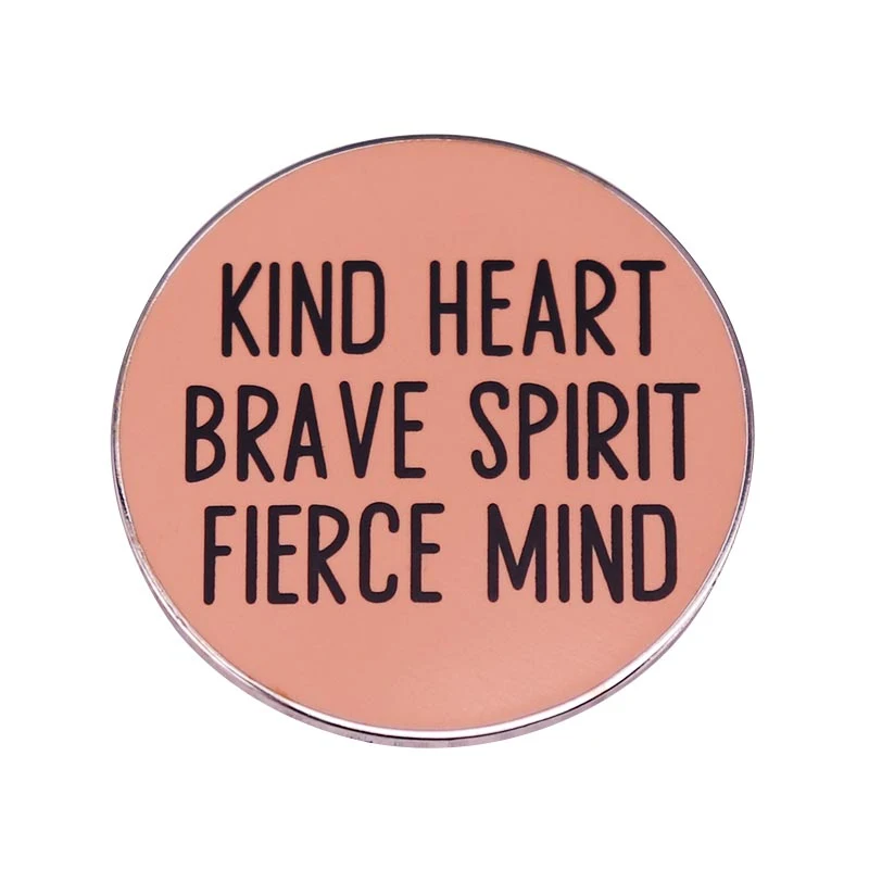 Title 1, Broche con lema inspirador y feminista, un acce...