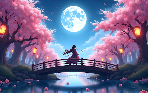 Anime Serenity: Cherry Blossoms & Moonlit Nights Preview 3