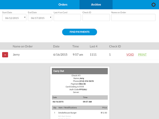 etab Order Management