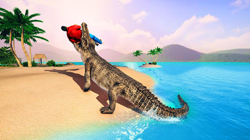 Hungry Crocodile Attack Simulator: Crocodile Games  APK MOD screenshots 3