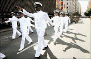 HEROES MARCH: Members of the SA Navy march during a National Remembrance Sunday parade in Johannesburg to pay special tribute to the men who died in the sinking of the SS Mendi during World War 1. Some 607 black soldiers died along with nine white officers and 31 crew members. Pic. Werner Beukes. 11/11/07. © Sapa.\n\nDoes smart thinking on their role emulate the crisp attire of this South African Navy contingent? Business Day 15 August 2008, page 6.