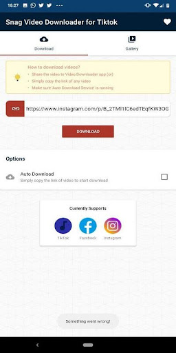 Snag Video Downloader for Tiktok