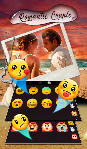 Romantic Love Couple Photo Keyboard Theme