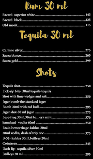 Black Hole Bar menu 2