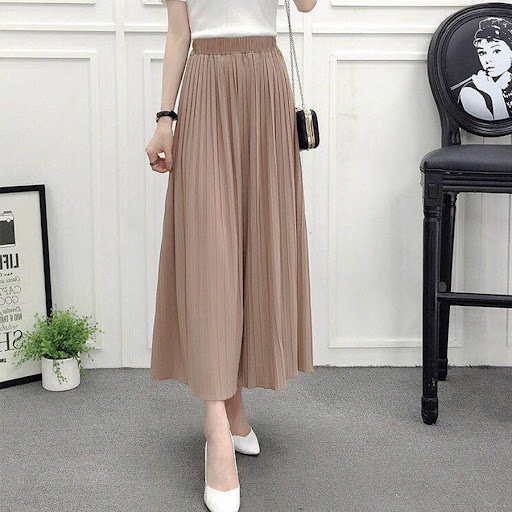 Title 5, Summer Pleated Wide Leg Pants Thin Womens Eigh...