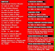 The Biryani Mistri menu 2