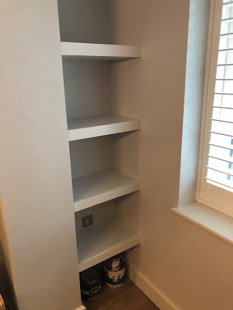 Integrated bespoke Floating Shelves album cover