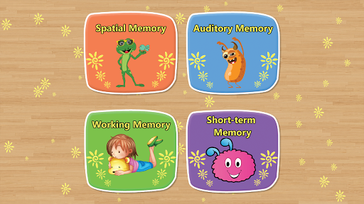 A memory game for kids