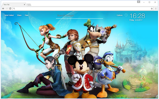 Kingdom Hearts Custom New Tab Freeaddon Com