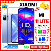 Kính Cường Lực Xiaomi Mi 11 Lite [4G, 5G, Ne] - Miếng Dán Full Màn Hình 21D - Độ Cứng 11H - Độ Trong Suốt Cực Cao.