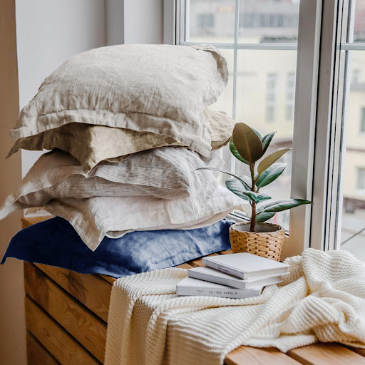 Title 3, Linen Wide Side Pillowcase Simple Skin-Friendly...