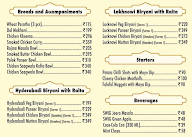 The Biryani Life menu 1