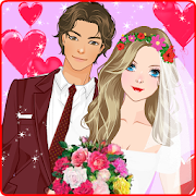 Groom & Bride Wedding dress up  Icon