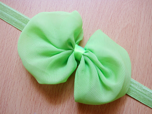 Title 14, Multicolor Childrens Chiffon Bow Headband, a c...