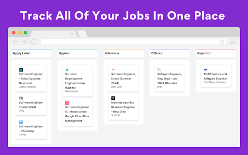 JobMate - Job Application Tracker & Internship Search