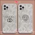 Ốp Lưng Iphone Gucci Versace Cạnh Viền Vuông Silicon Mềm Dẻo Cho Iphone 6/6S/7/8/X/Xs/Xr/11/12/13 Pro Plus Max