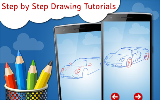 Screenshot How to Draw Super Cars: Drawin