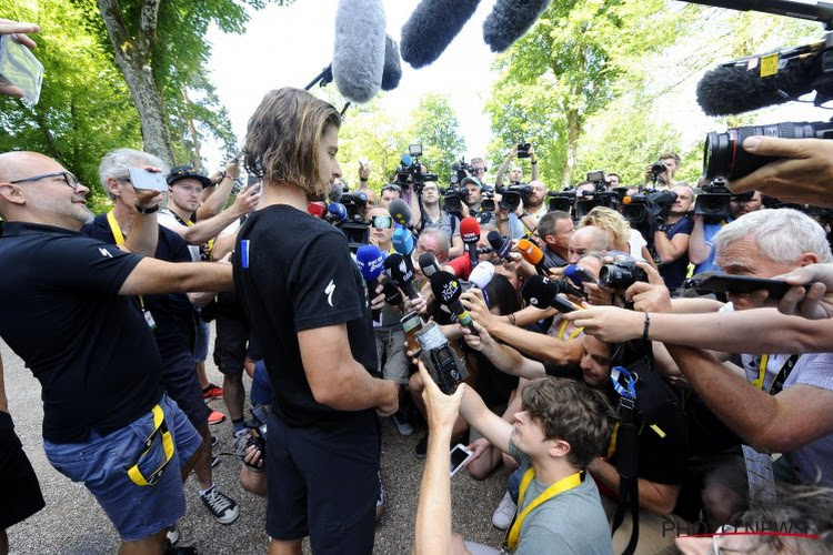 Peter Sagan reageert voor het eerst na uitsluiting in de Tour