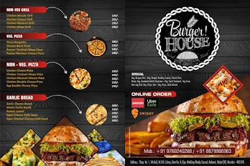 Burger House menu 