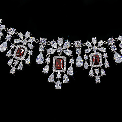 Title 3, European and American Fashion Retro Square Zirc...