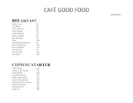 Cafe Good Food menu 4