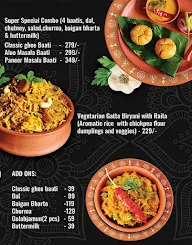 Baatiwala menu 1