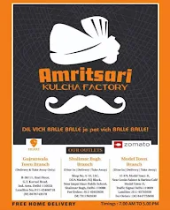 Amritsari Kulcha Factory menu 1