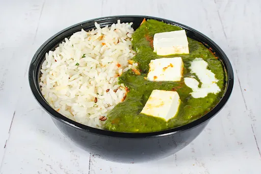 Palak Paneer Rice Bowl