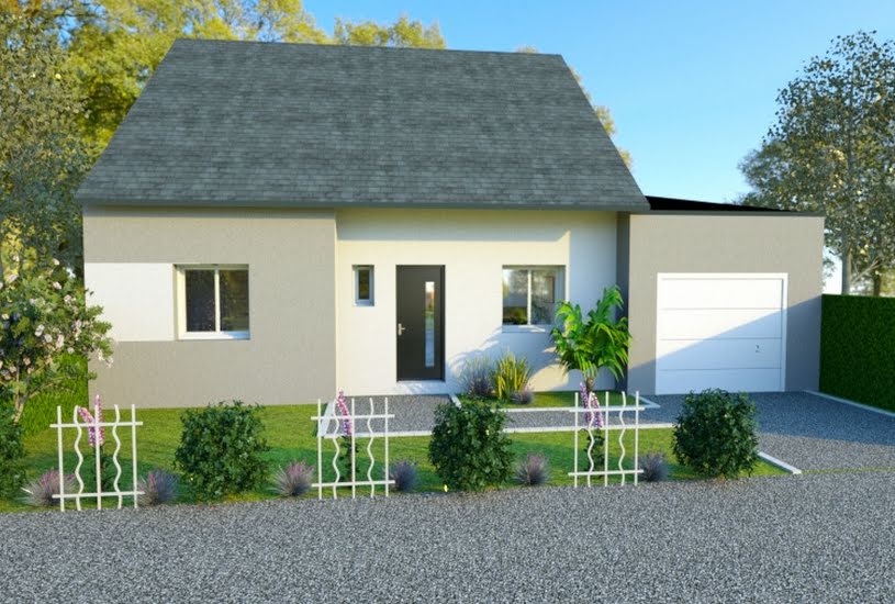  Vente Terrain + Maison - Terrain : 405m² - Maison : 80m² à Sainte-Jamme-sur-Sarthe (72380) 