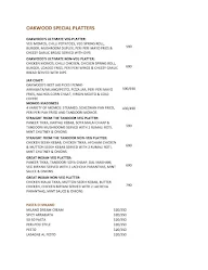 Oakwood Cafe menu 3