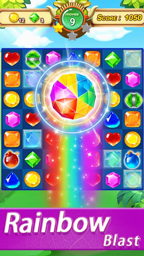 Gems & Jewels - Match 3 Jungle Puzzle Game