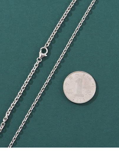 Title 3, 925 Sterling Silver Mens Cross Chain Thick Col...