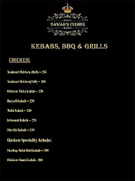 Nawab's Cuisine menu 4