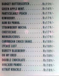 Milkie Mustache menu 3