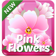 Pink Flowers Keyboard  Icon