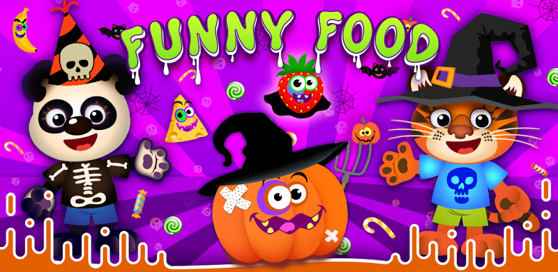 Funny Food! Educational Games for Toddlers 3 years