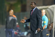 Coach Stanley Menzo of Ajax Cape Town during the Absa Premiership match between Ajax Cape Town and Chippa United at Bidvest Stadium on December 09, 2017 in Johannesburg.