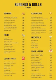 Burger And Rolls menu 1
