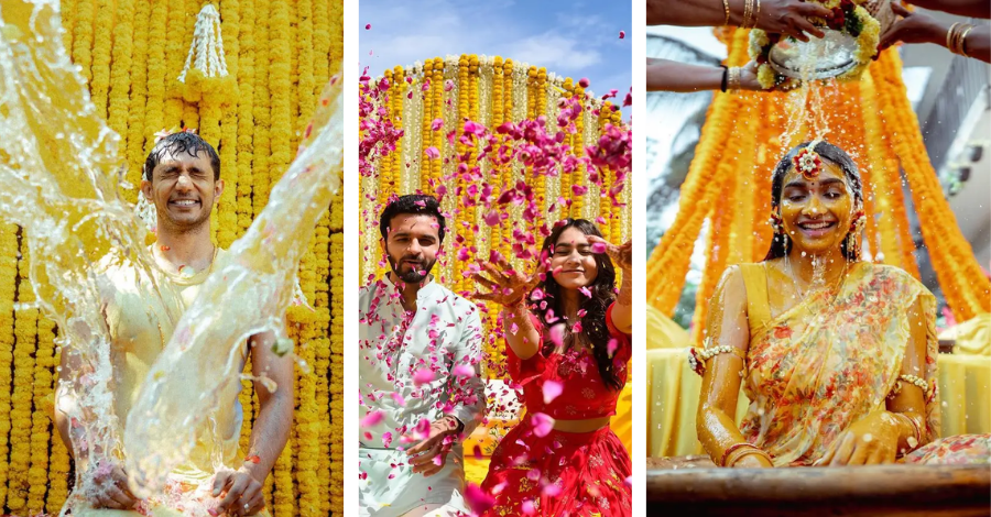 Top 6 Background Haldi Ceremony Decoration Ideas | My Beautiful Adventures