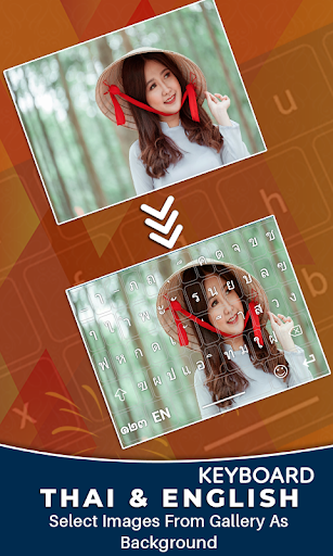 Thailand Keyboard for android with English Letters