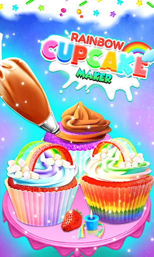 Rainbow Cupcake Maker DIY Cooking Games 2019