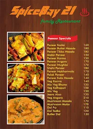 Spicebay 21 menu 3